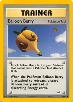 Balloon Berry 60/64 - Neo Revelation - 1995-2000 - VINTAGE Pokemon Card - NM - Image 1