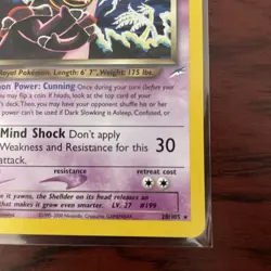 Pokemon TCG Dark Slowking 20/105 Neo Destiny Non-Holo Rare Card NM - Image 5