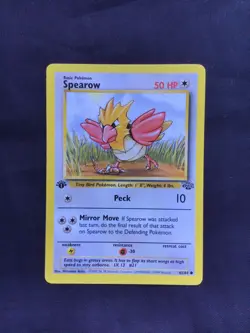 Pokemon Cards: Jungle 1st Edition Common: Spearow 62/64 - Image 1