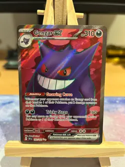 Pokemon TCG Gengar EX Temporal Forces Ultra Rare Card 193/162 NM/M - Image 1