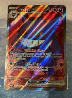 Pokemon TCG Gengar EX Temporal Forces Ultra Rare Card 193/162 NM/M - Image 3