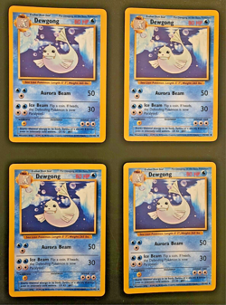 NM/LP Dewgong 25/102 Base Set Uncommon Unlimited Card Pokemon TCG Near Mint - Image 3