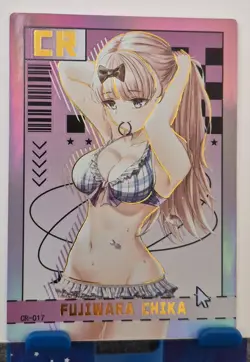 Chika Fujiwara CR Card Goddess Story Anime CCG Goddess Of Power Waifu CR-017 - Image 2