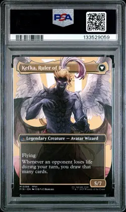2025 MTG Kefka, Court Mage/Kefka, Ruler Of Ruin Borderless NonFoil #398 - PSA 10 - Image 2