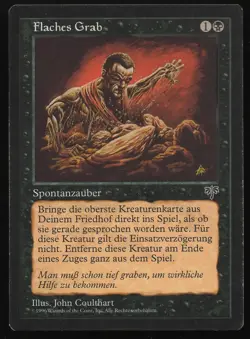 Flaches Grab / Shallow Grave - Trugbilder - Deutsch - Near Mint - Magic / MTG - Image 1