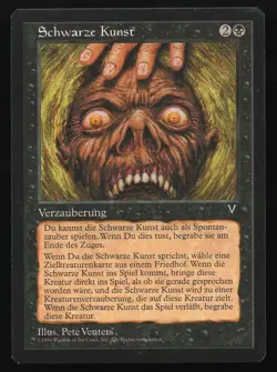 Schwarze Kunst / Necromancy - Visionen - Deutsch - Near Mint+ - Magic / MTG - Image 1
