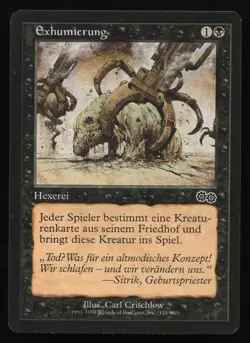Exhumierung / Exhume - Urza's Saga - Deutsch - Near Mint - Magic / MTG - Image 1