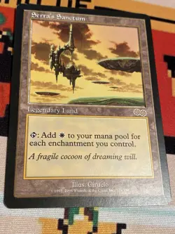 Magic the Gathering Serra's Sanctum Urza's Saga LP-NM - Image 2
