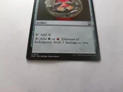 Talisman Of Indulgence MTG Modern Horizons 3 Near Mint - Image 2