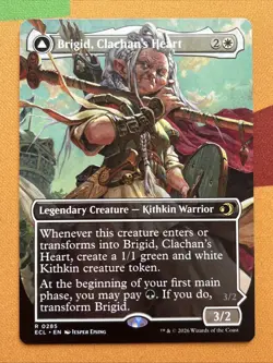 Magic MTG - Brigid, Clachan's Heart - Borderless Rare (0285) Lorwyn Eclipsed NM - Image 1