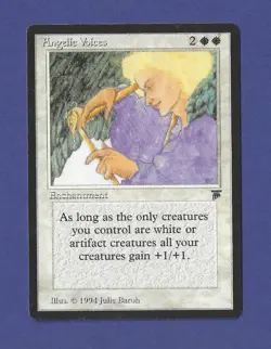 1994 Magic the Gathering - Angelic Voices - Enchantment - Legends MTG - Image 1