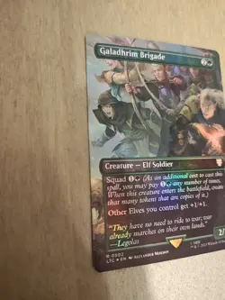 Galadhrim Brigade (Borderless) The Lord of the Rings: LTC Foil NM - Image 2