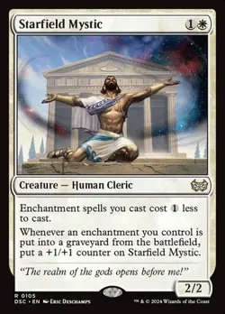 1x Starfield Mystic NM Eng MTG - Duskmourn Commander - Image 1
