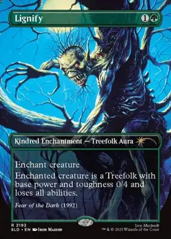 Lignify - Extended Art SLD NM MTG - Image 1