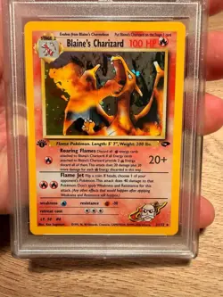 Pokemon Blaines Charizard - 1st Edition Gym Challenge PSA 10 - Image 2