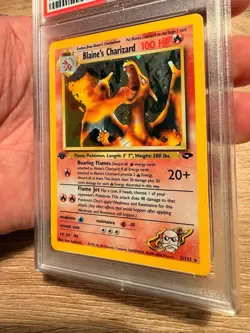 Pokemon Blaines Charizard - 1st Edition Gym Challenge PSA 10 - Image 3