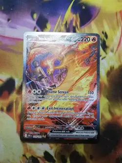 Team Rocket's Moltres ex 229/182 Sv10: Destined Rivals Holo Pokemon NM - Image 4