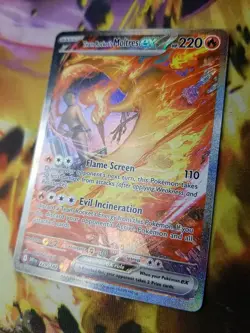 Team Rocket's Moltres ex 229/182 Sv10: Destined Rivals Holo Pokemon NM - Image 5