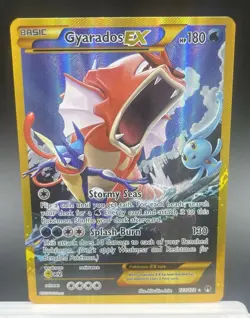 Pokemon TCG Gyarados EX 123/122 XY Breakpoint 2016 Secret Holo - Image 1