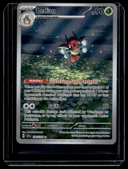 2024 Scarlet & Violet Series - Stellar Crown Ledian Illustration Rare #144/142 - Image 1