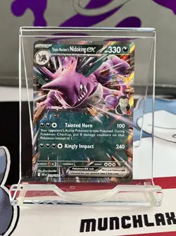 Pokemon - Team Rocket's Nidoking ex - 119/182 - SV10: Destined Rivals - Holo NM - Image 1