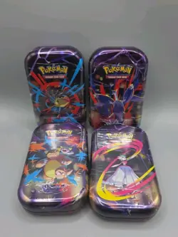 X4 Set Of Pokemon Mega Evolution Mini Tins - NEW AND SEALED - Image 1