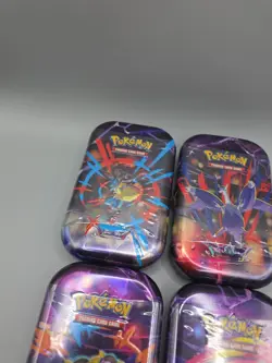 X4 Set Of Pokemon Mega Evolution Mini Tins - NEW AND SEALED - Image 3