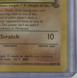 Pokemon TCG 1st Edition Jungle Set Mankey 55/64 NM - Image 5