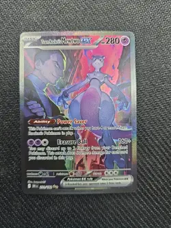 Pokemon TCG Team Rockets Mewtwo EX Special Illustration Destined Rivals - Image 1