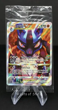 Lucario VSTAR Holo Promo Crown Zenith ETB Pokemon 2023 SWSH291 Sealed - Image 1