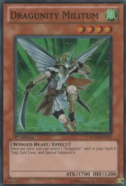 Dragunity Militum - HA04-EN011 - Super Rare - Unlimited Edition x1 - Lightly Pla - Image 1