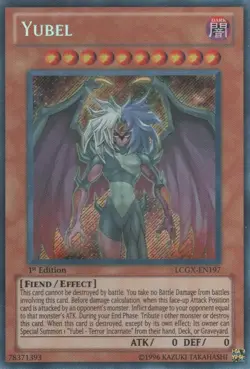 Yugioh! MP Yubel - LCGX-EN197 - Secret Rare - 1st Edition Moderately Played, Eng - Image 1