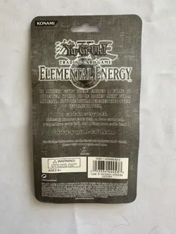 Yu-Gi-Oh! 1ST Edition Elemental Energy Blister Pack /2005 Factory Sealed - Image 2