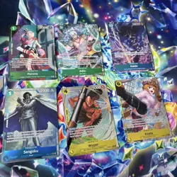 One Piece Card Lot Of 6 Alt Art English - Image 1