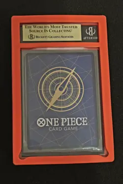 One Piece TCG OP01-120 Shanks Serial Official Event Prize BECKETT 10 Japanese - Image 2