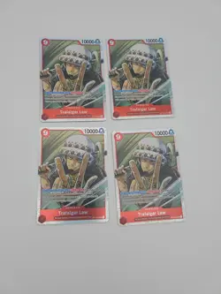 4x One Piece TCG English OP14-009 Trafalgar Law SR Foil - Image 1