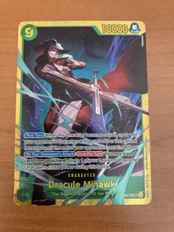 One Piece TCG OP14-119 Dracule Mihawk SEC The Azure Sea's Seven Mint Ships Fast - Image 1