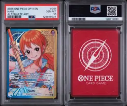 Nami (041) (Alternate Art) OP11-041 A Fist of Divine Speed Foil - Image 3