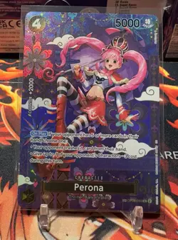Perona OP06-093 OP14 SP Alternate Art Azure Sea's Seven One Piece Card English - Image 1