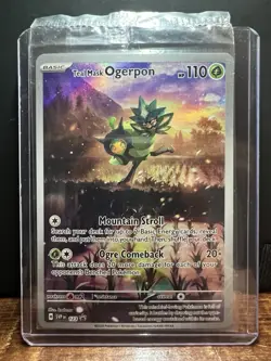SEALED Teal Mask Ogerpon SVP 123 Twilight Masquerade ETB Promo Pokemon Card - Image 1