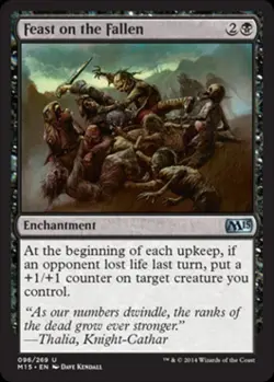 Feast on the Fallen -Foil Medium Play MTG Magic 2015 Core Set - Image 1