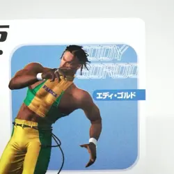 5 EDDY GORDO clover Tekken 3 Playing Cards Orico Card Not for Sale Namco Japan - Image 3