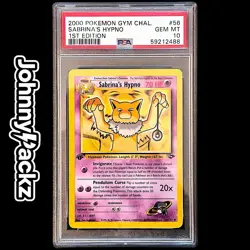 Pokemon TCG - PSA 10 Sabrina's Hypno 56/132- 1st Edition - Gym Challenge Card - Image 1