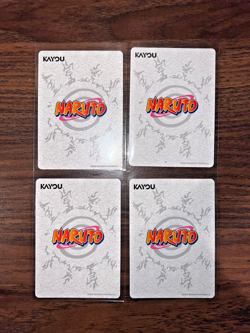 4x Naruto Uzumaki NRSA01-SSR-019L3 English Naruto Kayou Card Heavens Scroll - Image 3