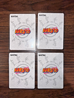 4x Naruto Uzumaki NRSA01-SSR-019L3 English Naruto Kayou Card Heavens Scroll - Image 4