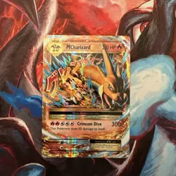 M Charizard EX 13/108 2016 XY Evolutions (EVO) Ultra Rare Pokemon TCG Holo Card - Image 1
