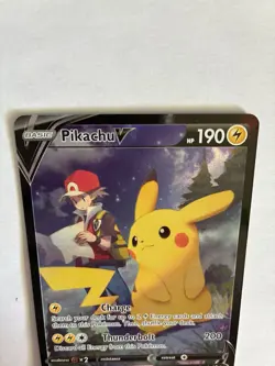 Pokemon Card Pikachu V TG16/TG30 Lost Origin Trainer Gallery Full Art Rare NM - Image 3