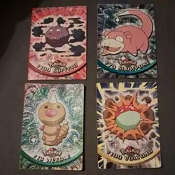 Pokemon Card 1999-2000 bundle Topps Series Animated TV Series x5 diff cards - Image 1