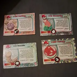 Pokemon Card 1999-2000 bundle Topps Series Animated TV Series x5 diff cards - Image 2