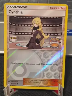 Cynthia - (Regional Championships) 119A/156 League & Championship Cards Reverse - Image 1